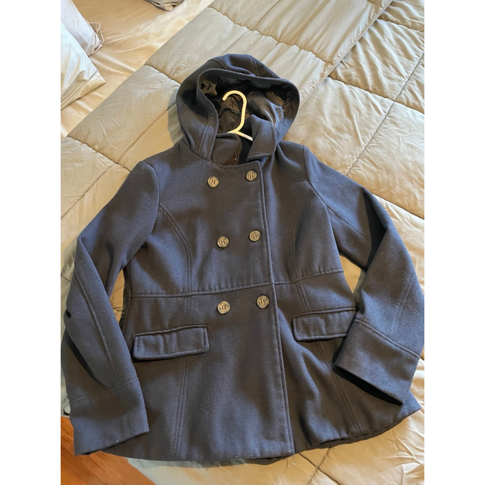 Aeropostale Pea Coat Womens Jacket Navy Large